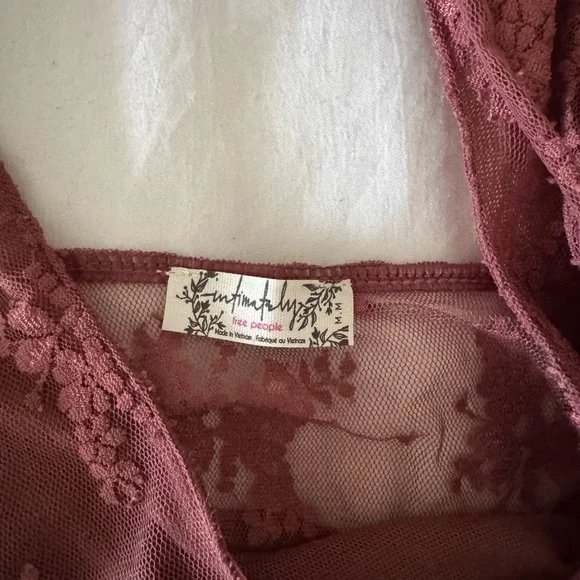 Free People Lace V-neck Top - Picture 4 of 7